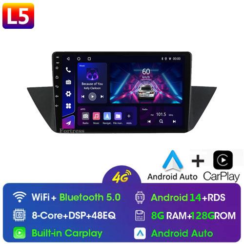 For BMW X1 E84 2009-2012 Multimedia Car Radio Video Players Android Auto CarPlay 2 din no dvd 4G WIFI Gps Navigation Android 14