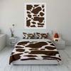 Brown and white cow spots. Bedding sets Duvet cover sets Duvet covers Pillowcases(1*Duvet Cover 2*Pillowcases without duvet insert)
