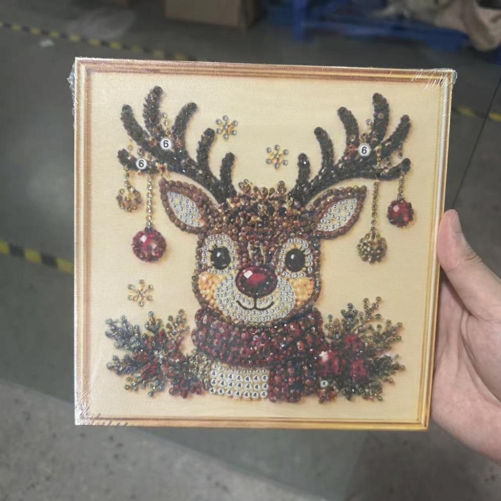 3D Pearl Art DIY Pearl Bead Art Set With Frame Home Christmas Wall Decor Home Wall Decor