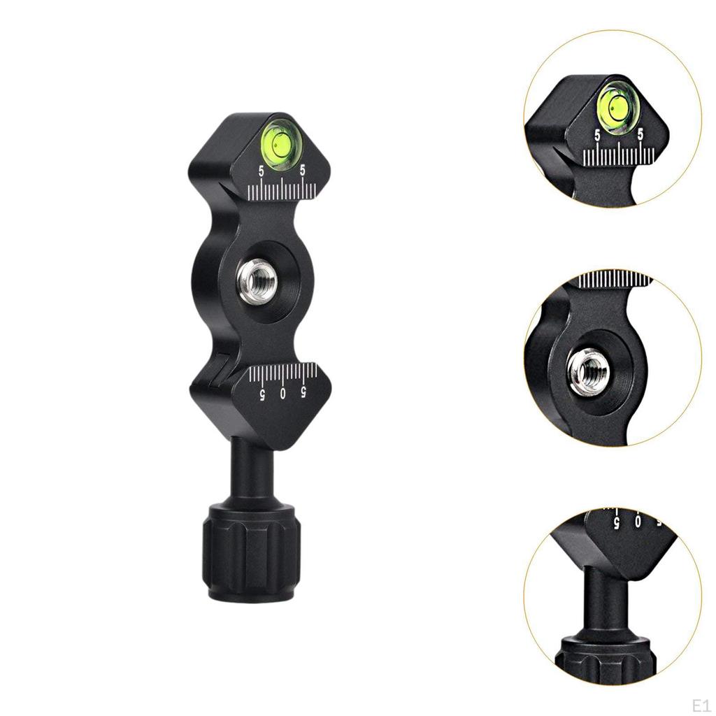 Quick Release Clamp Mount for Tripod Sturdy with 3/8"-1/4" Screw Adapter Plate