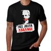 Free Julian Assange Essent Tshirt Thanksgiving Casual Tee