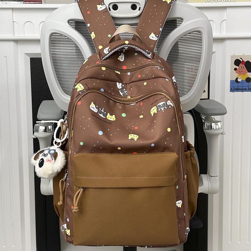 Schoolbag Japanese cute college style schoolbag for junior high school students new cartoon large-capacity class backpack versatile backpack