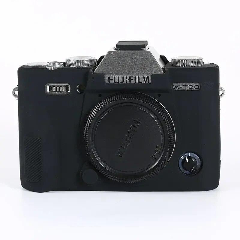 Силиконовый чехол для камеры Fujifilm X-S10 XS10 X-T200 X-T100 XT200 X-T30 XT30 X-A7 XA7 X-T20 X-T10 XT100 X-T30 чёрный