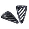 2pcs Car Air Vent Outlet Cover Trim Front Upper Carbon Fiber Style Replacement for Mazda CX‑3 CX3 2017‑2018