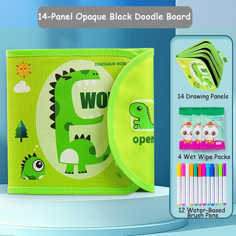 

Портативная многоразовая книжка-раскраска для детей - Скетчпад для рисования водой и раскрашивания, Моющаяся игрушка для рисования для детей