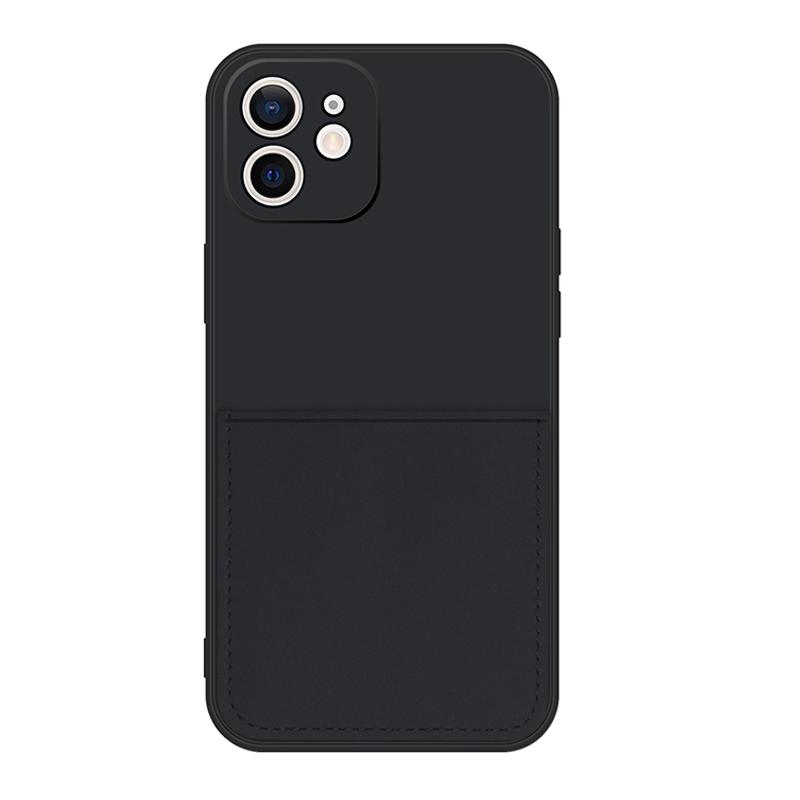 Funda Für Iphone 11 12 13 Mini 14 Pro Max Silikon Fall Flüssigkeit Karte Slot Halter Abdeckung Für Iphone Xr xs X 6 7 8 Plus Se 2022 2020