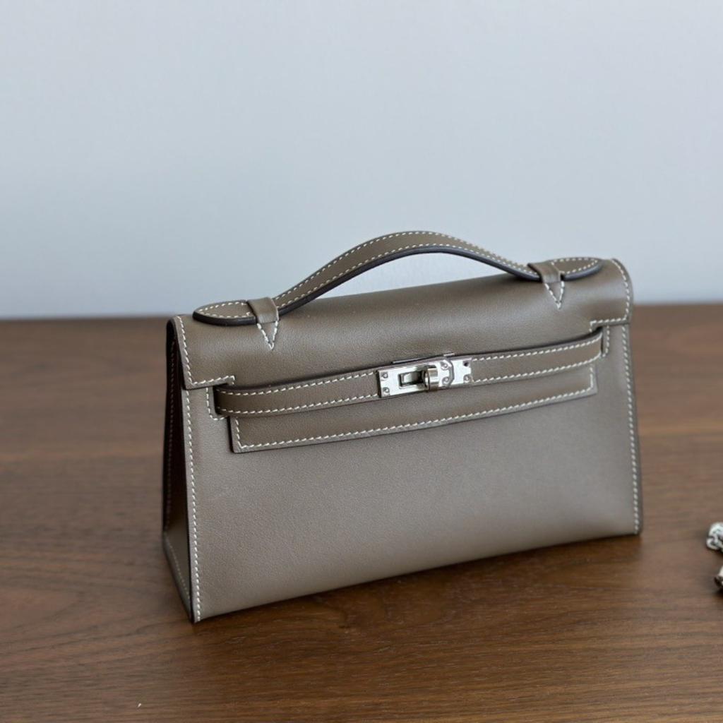 Borsa Kelli generazione Kazilan pelle swift catena naso di maiale borsa da donna in pelle bovina monospalla borsa a tracolla
