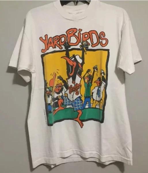 Черная футболка унисекс Orioles Yard Birds 90-х S