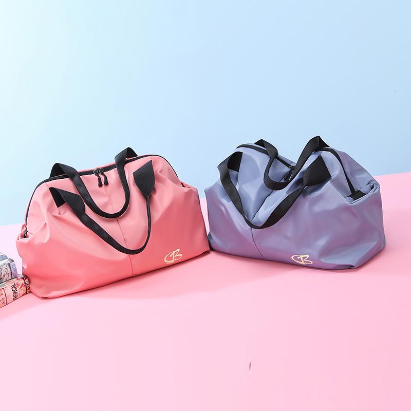 Women's Lightweight Yoga & Fitness Bag with Dry-Wet Separation - Large Capacity for Short Trips
