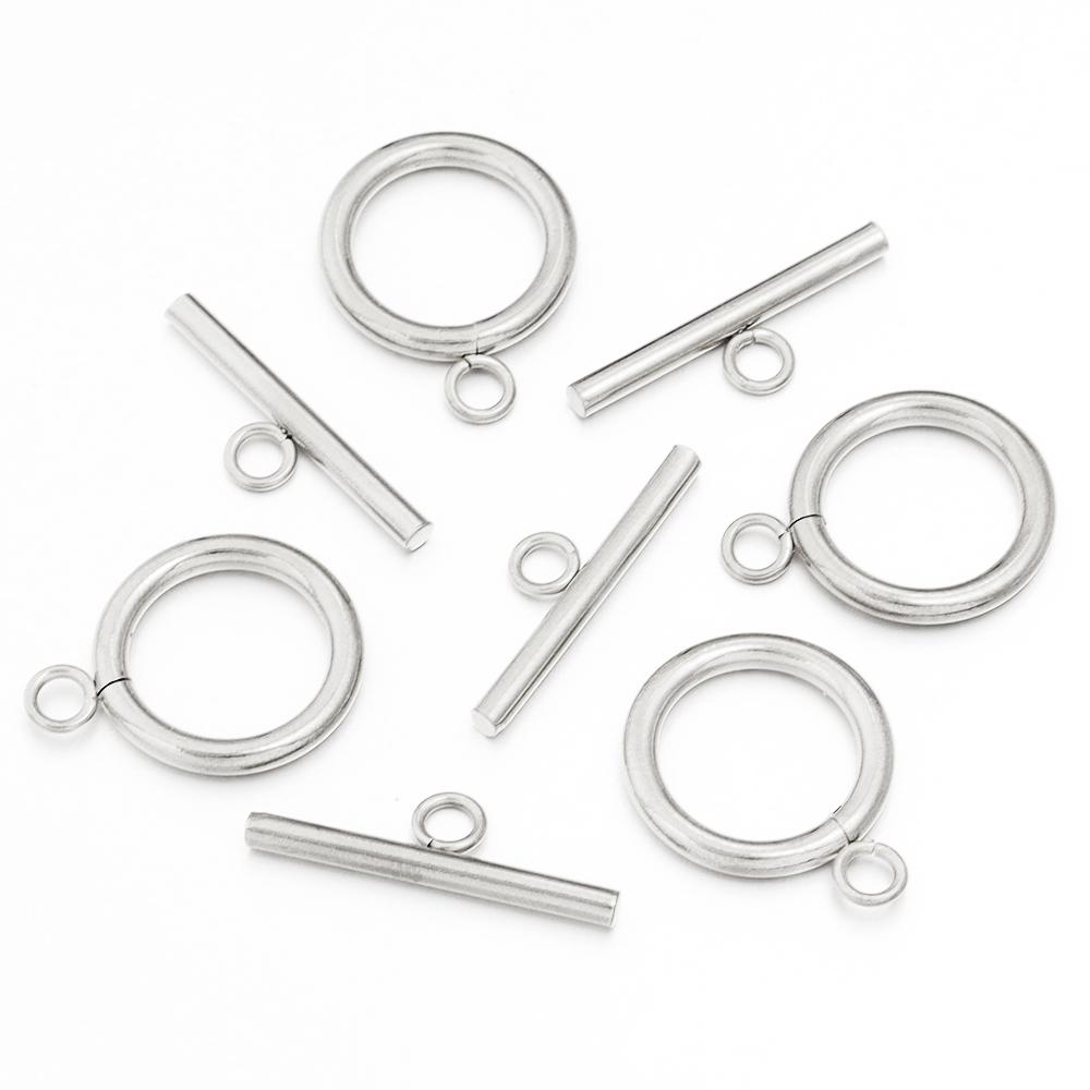4-5Sets/Lot  Metal OT Clasps Connectors For Bracelet Necklace DIY Toggle Clasps Buckle Jewelry Making Supplies Connectors