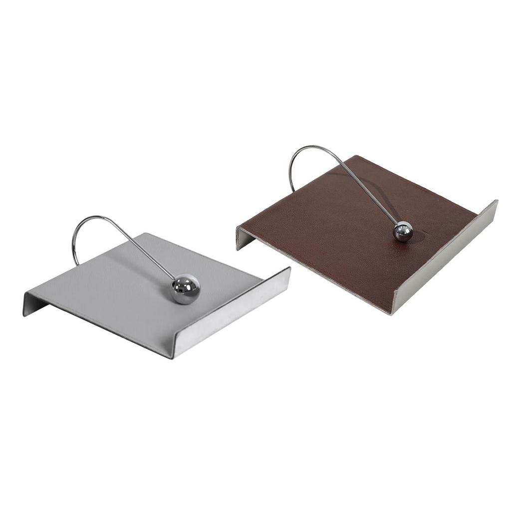Paper Napkin Holders Rack Stainless Steel Letters Square Paper Napkin Holder for Hotel Dining Room Picnics Sample Room Kitchens