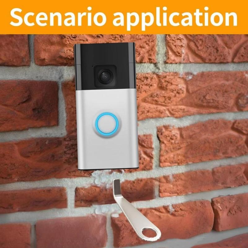2er-Pack Robuste Edelstahl-Türklingeln Schlüsselwerkzeug für schnelles und sicheres Entfernen von Ringen Batterietürklingeln Tägliche Nutzung