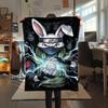 1Pc Naruto Easter Print Flannel Blanket, High Quality Comfortable for All Seasons, Home Decor, Warmth and Comfort, Perfect for Christmas Gifts