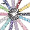 Creative Gift for Women DIY Beadable Pen, Bling Rhinestones And Faux Pearls Beaded Office Desk Accessories Black Ink Ballpoint Pen School Supplies