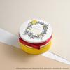 Disney Winnie the Pooh Pendant Silver with Yellow Gold Cubic Jewelry Special VPCDS20316 Necklace, Plating, Zirconia, Honey, Gift, Case,