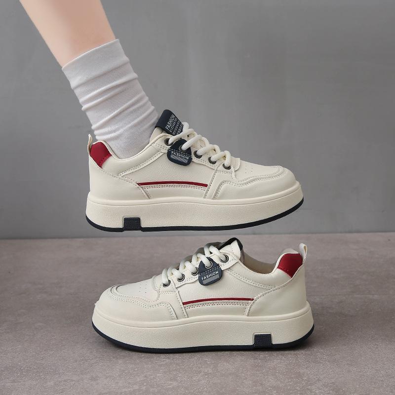 

Autumn new ins tide spring and summer niche light sports and leisure board shoes 35 красный