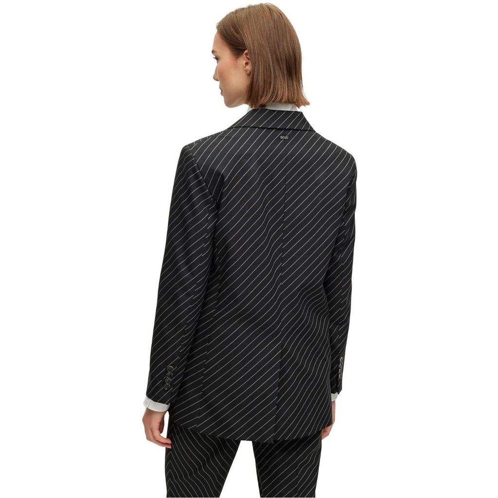Boss Womens/Ladies Striped Notch Neck Regular Blazer