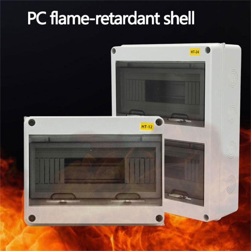 Waterproof Distribution Box Effective Electrical Connection ABS Waterproof Electrical Box Outdoor Electric Box for Home