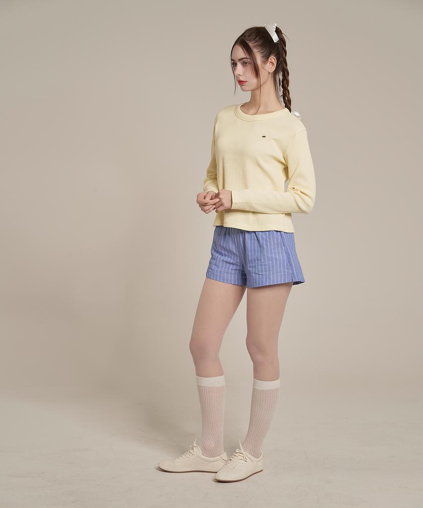 Iteoneolmomeonteu Waffle T-Shirt _ Yellow