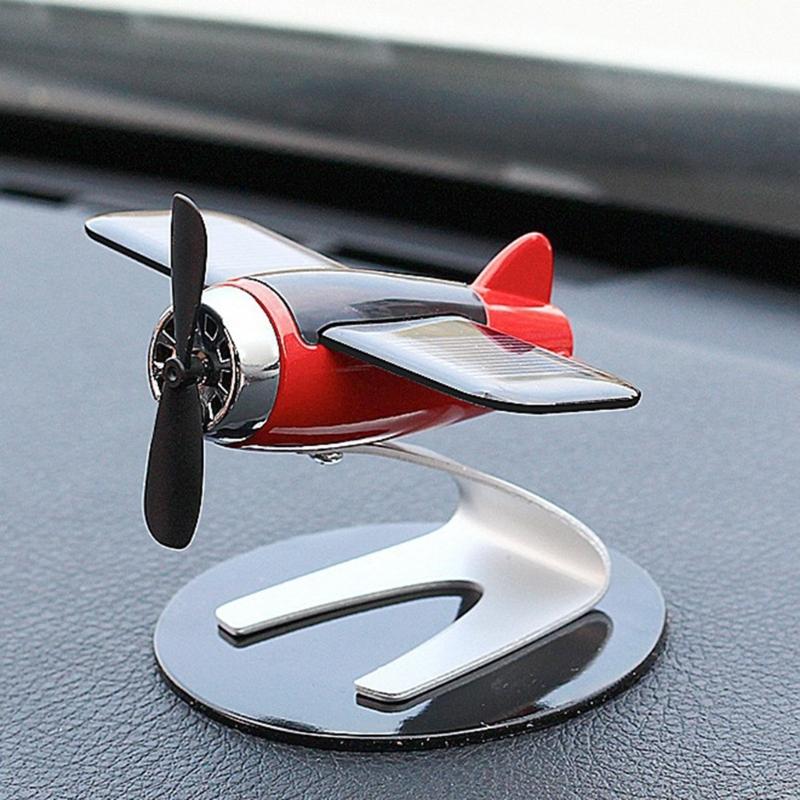 Solar Plane Aromatherapys Diffuser Car Accessory Ornament Perfumes Air Freshers for Refreshing Atmosphere Relaxing Drive