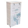 Plastic Drawers Dresser,Storage Cabinet with 6 Drawers,Closet Drawers Tall Dresser Organizer for Clothes,Playroom,Bedroom