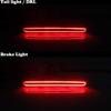 LED Red Lens Tail Brake Rear Fog Lamps Bumper Reflector Lights For 2015 2016 2017 2018 2019 Dodge Challenger
