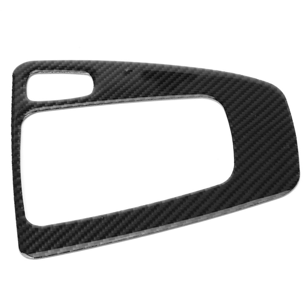 Carbon Fiber Gear Shift Panel Decorative Trim for BMW E90 E92 E93 2005 2012 Right Hand Driver