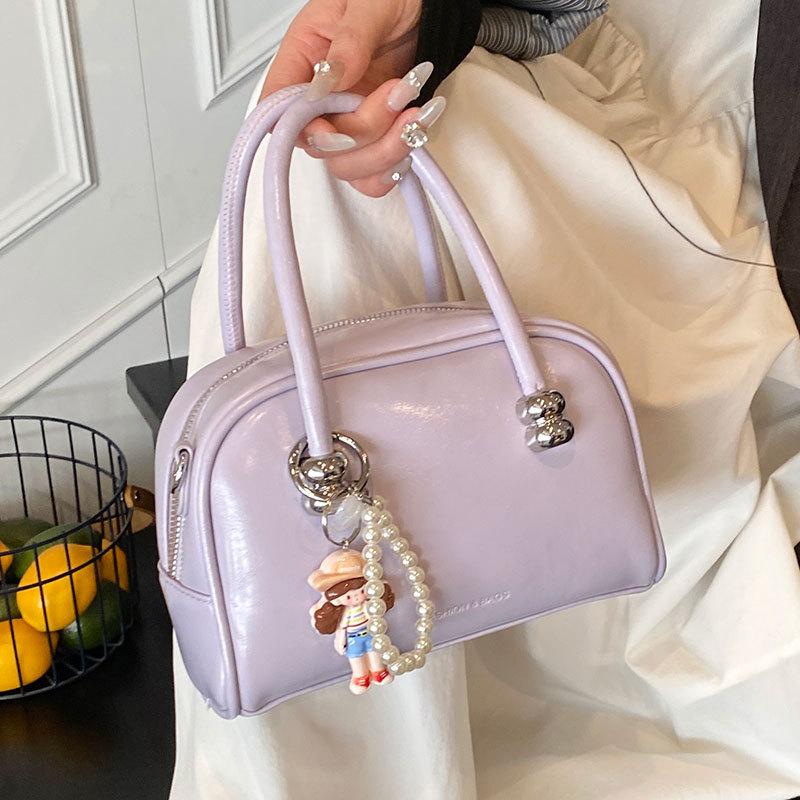 Spring and Summer Popular High-end Simple Portable Pillow Bag Women's Korean Version Fashion Casual Commuter Shoulder Messenger Bag