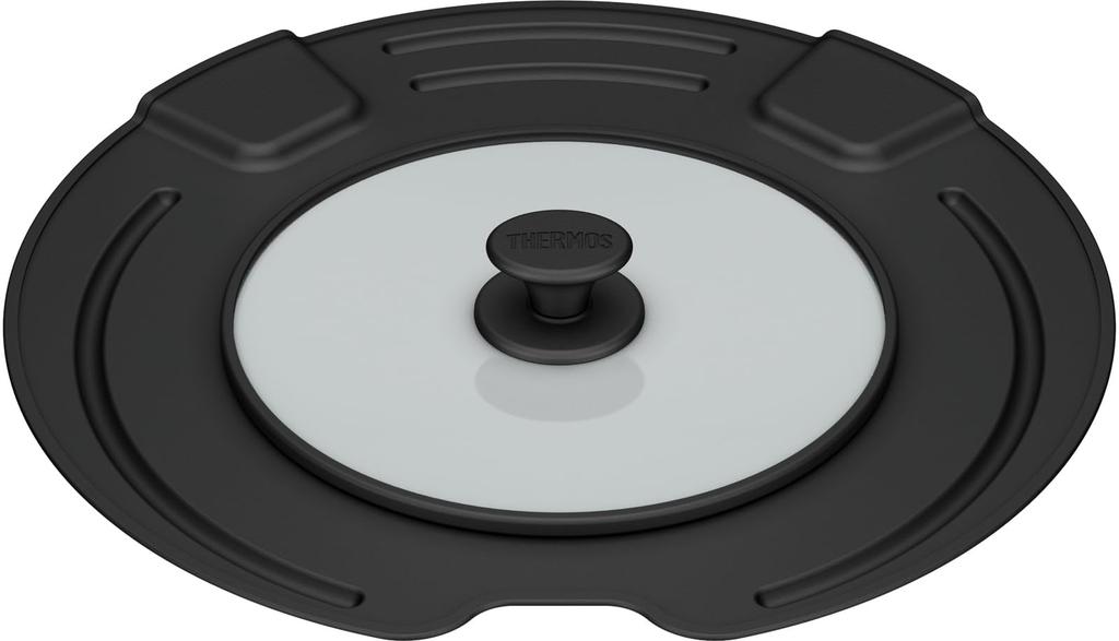 Thermos Detachable Handle Frying Pan Lid, Black KLK-2628 BK