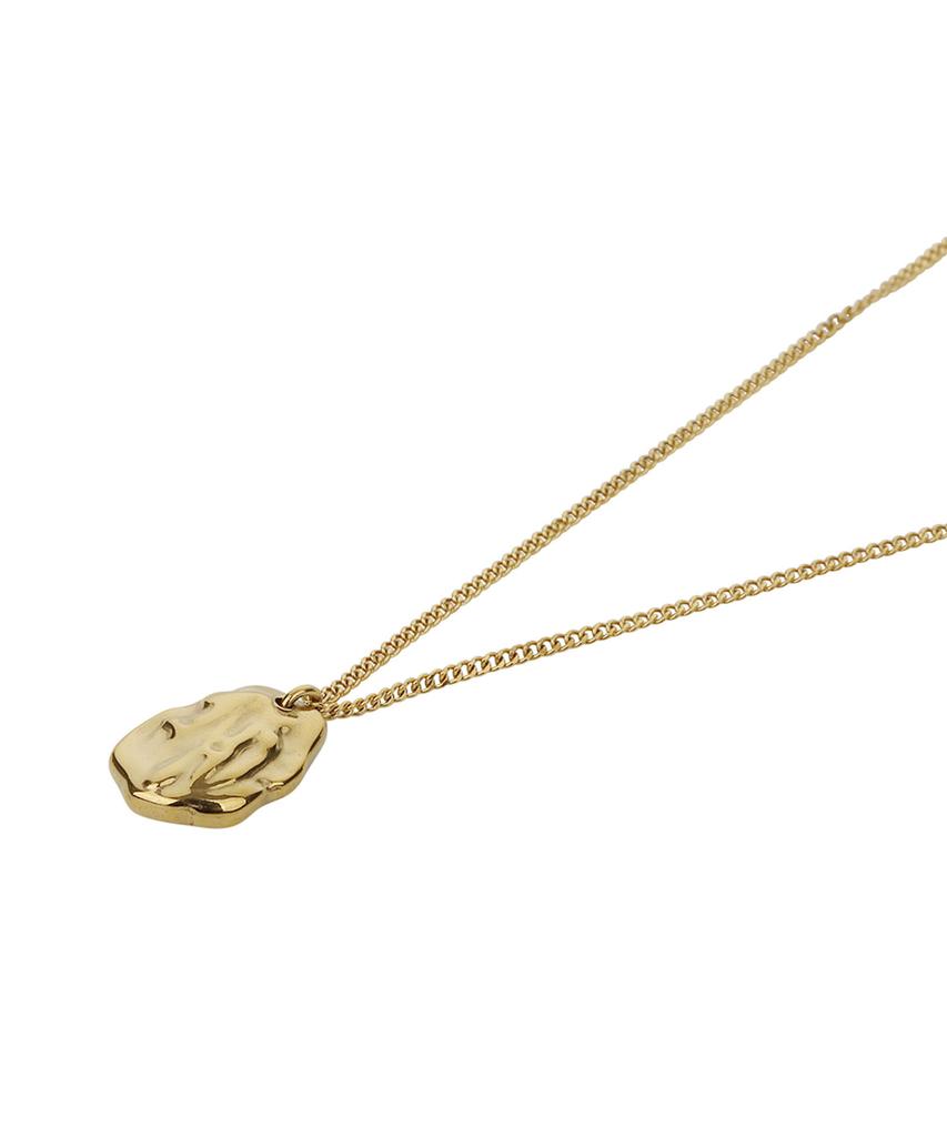 Charmy Surgical Molten Drop Necklace (Gold)