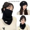 Fashion Windproof Winter Warm Mask Thickened Soft Neck Protection Cover Hanging Ear Face Mask Ski Scarf Mask Outdoor