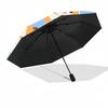 1pc Hamster Print Automatic Folding Umbrella - Portable Collapsible 8-Rib Umbrella for All Seasons Yy251119153