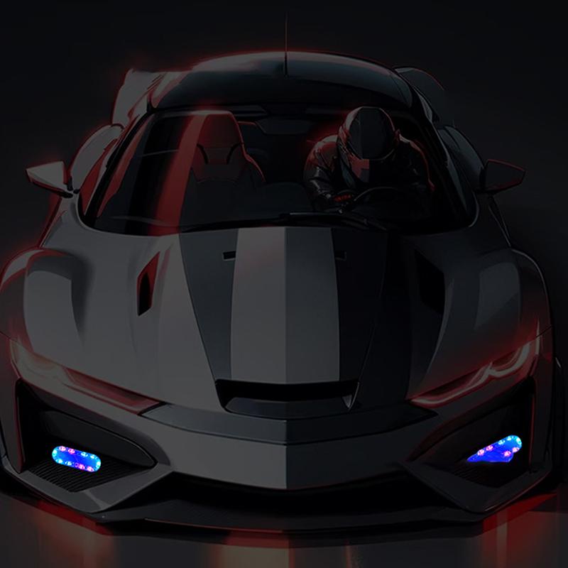 Solar Power Mortorcycle Led Warning Light Car Night Ride Tail Light Anti-Rear Strobe Light For Motorcycle Electric Bicycle