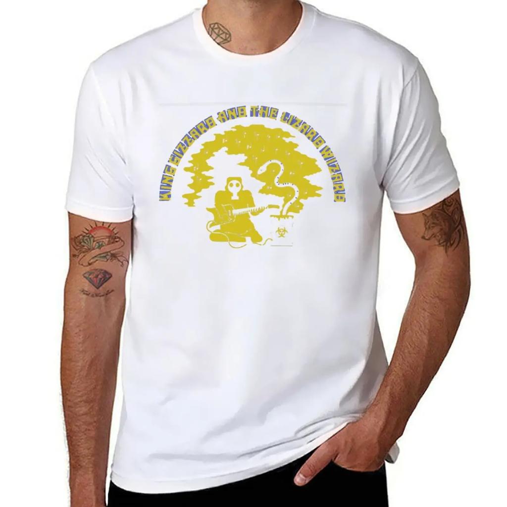 King Gizzard And the Lizard Wizard Flying Microtonal Banana T-Shirt Anime Figures Tee Shirts for Men