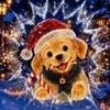 PVC Crystal Break-In Christmas Decal Static Cling Fake Broken Glass Cling Decal  Glass Doors
