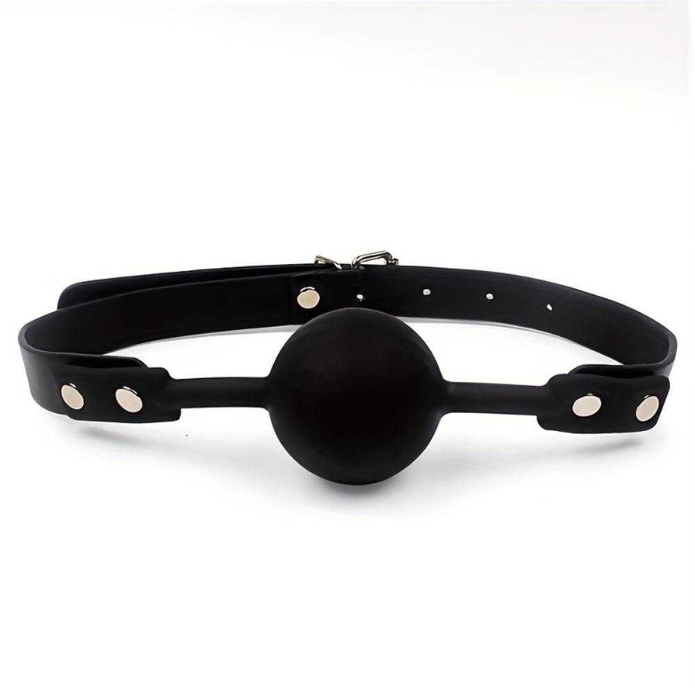 Giocattolo sessuale con palla imbavagliata in silicone morbido, BDSM bondage, palla da bocca per coppia, accessori per sesso per adulti