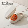 New Winter Pumpkin Cotton Slippers Household Indoor Non-slip Warm Halloween Slippers Bat