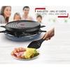 Tefal 3-in-1-Raclettegerät, Colormania Raclette, Grill und Crêpes, 8 Tassen, Antihaftbeschichtung, Stahlblau RE310401