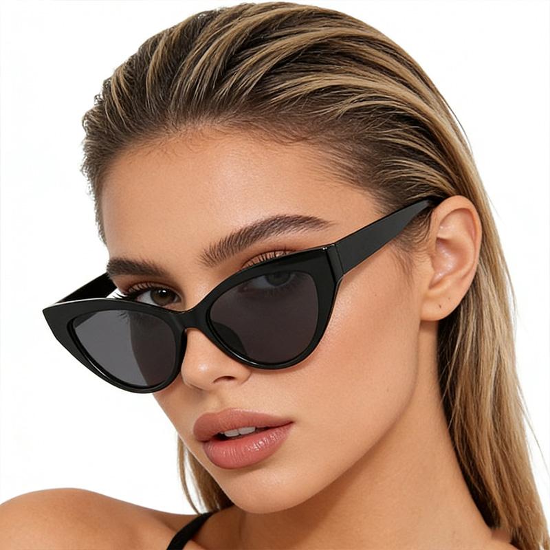 Personality Exquisite Cat Eye Sunglasses Women Men High End Simple Artistic Sense Sun Glasses Climbing Camping Beach Party Shade Glasses