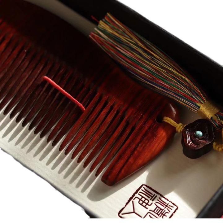 Compact Creative Comb: Indian Small-leaf Rosewood, 11cm Length, 5cm Height, 1cm Thickness, Hot Selling