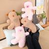 New Capybara Pillow Girl Sleeping Doll On The Bed Cute Plush Doll Lunch Break Cushion