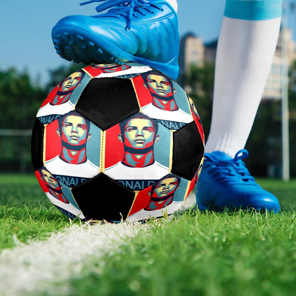 Pallone da Calcio Resistente da Allenamento Esterno Stampato Taglia 5