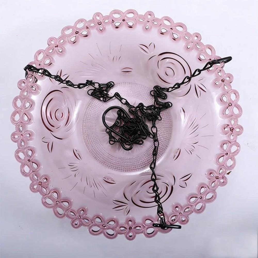 Cascade Hanging Bird Bath Fountain 3 Layer Bird Feeder Creative Bird Bath Bowl  Outdoor