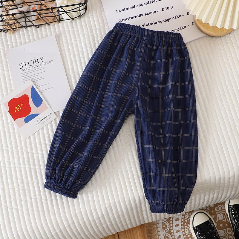 Spring and Autumn Children's Sports Pants Casual Pants Children's Pants Sweatpants Small and Medium-sized Children Boys and Girls of Outer Wear Pants