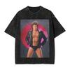 David Hasselhoff Funny Graphic Print TShirt Retro Washed Cotton Women Men Summer Harajuku Fashion New Top Gothic Oversized Tees