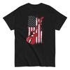 Guitar Player 4th Of July Musician American Flag Guitarist T Shirt