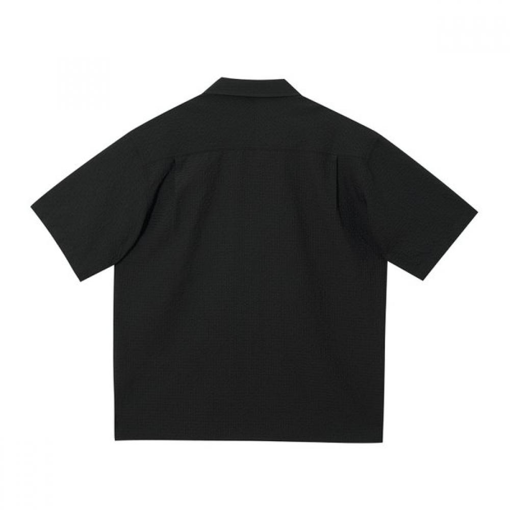 KANGOL Sheer Half Shirt Black 7077