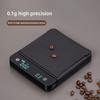 Waterproof Rechargeable Coffee Scale , 3kg 0.1g Precision, Fast Charging & Timing, Electronic Kitchen Scale for Home Baristas/Coffee Lovers KFS-001