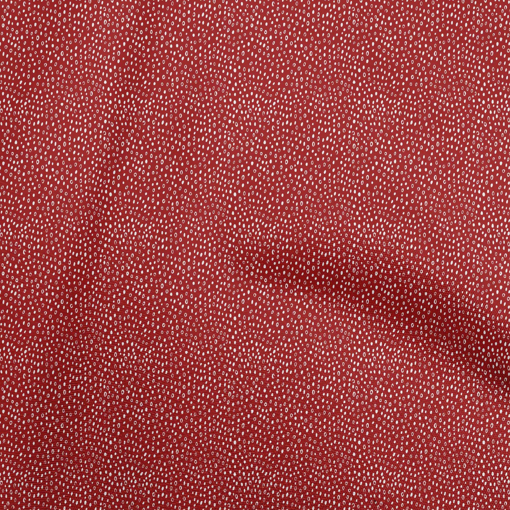 

oneOone Cotton Flex Brown Fabric Dot Sewing Fabric By The Yard Printed Diy Clothing Sewing Supplies 40 Inch 42 Inch Wide - Viscose Chiffon червоний