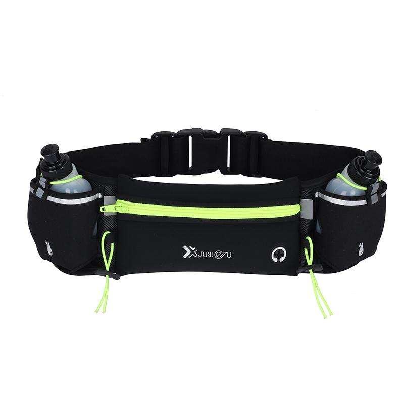 Men Women Marathon Trail Running Waist Pack For Phone Water Bottle Sports Fanny Pack Fitness Dual Pocket Running Belt Waist Bag